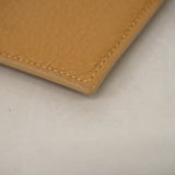 【6id4845】フェンディ コインケース セレリア レザー ベージュ シルバー金具【中古】レディース