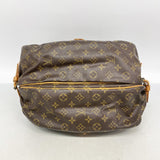 【6id4863】ルイヴィトン ショルダーバッグ モノグラム ソミュール35 M42254 ブラウン【中古】レディース
