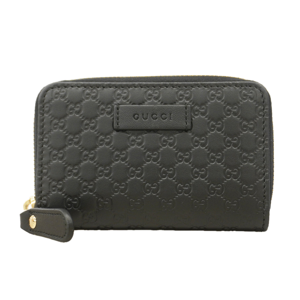 ★在庫処分★最終価格★SALE【6id4871】グッチ コインケース グッチシマ 544249 レザー ブラック シャンパンゴールド金具【中古】レディース