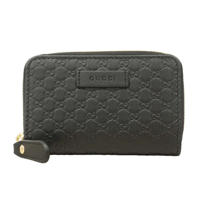 ★在庫処分★最終価格★SALE【6id4871】グッチ コインケース グッチシマ 544249 レザー ブラック シャンパンゴールド金具【中古】レディース