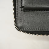 ★在庫処分★最終価格【6id4873】グッチ 長財布 マイクログッチシマ 449246 レザー ブラック シルバー金具【中古】メンズ