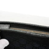 【6id4910】グッチ ショルダーバッグ GGキャンバス 144388 キャンバス ブラック シャンパンゴールド金具【中古】レディース
