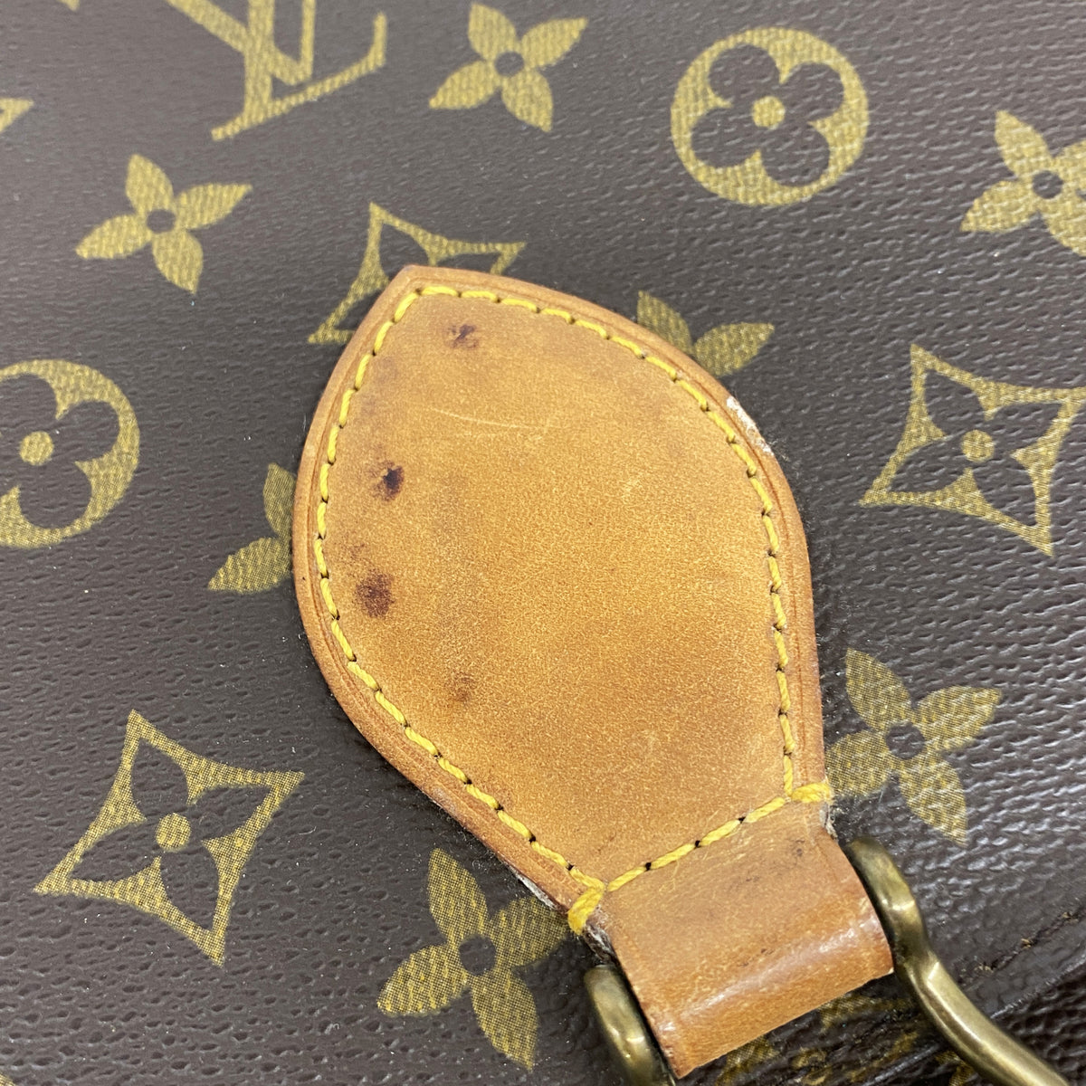 【6id4927】ルイヴィトン ショルダーバッグ モノグラム サンクルーGM M51242 ブラウン【中古】レディース