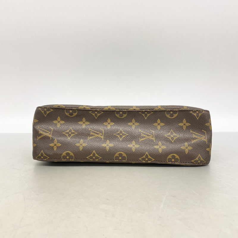 【6id4928】ルイヴィトン ショルダーバッグ モノグラム ミニルーピング M51147 ブラウン【中古】レディース