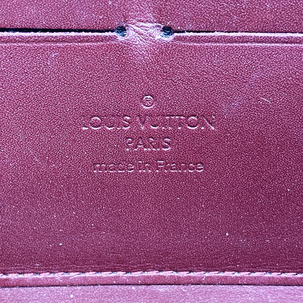 【6id4933】ルイヴィトン 長財布 ヴェルニ ジッピーウォレット M91536 ルージュフォーヴィスト【中古】レディース