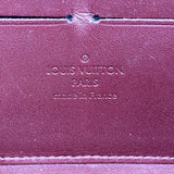 【6id4933】ルイヴィトン 長財布 ヴェルニ ジッピーウォレット M91536 ルージュフォーヴィスト【中古】レディース