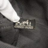 【6id4953】エルメス リュック・デイパック エールラインサックアドPM ナイロン グレー シルバー金具【中古】レディース