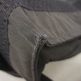 【6id4953】エルメス リュック・デイパック エールラインサックアドPM ナイロン グレー シルバー金具【中古】レディース