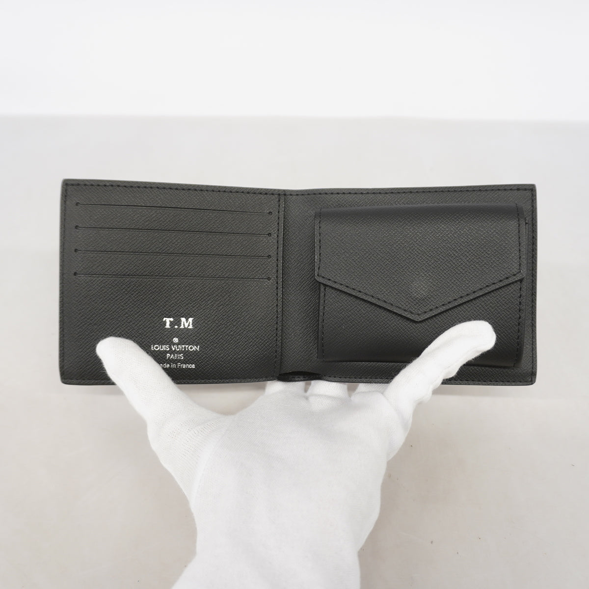 【6id4959】ルイヴィトン 財布 モノグラム・エクリプス ポルトフォイユマルコNM M62545 ブラック【中古】メンズ