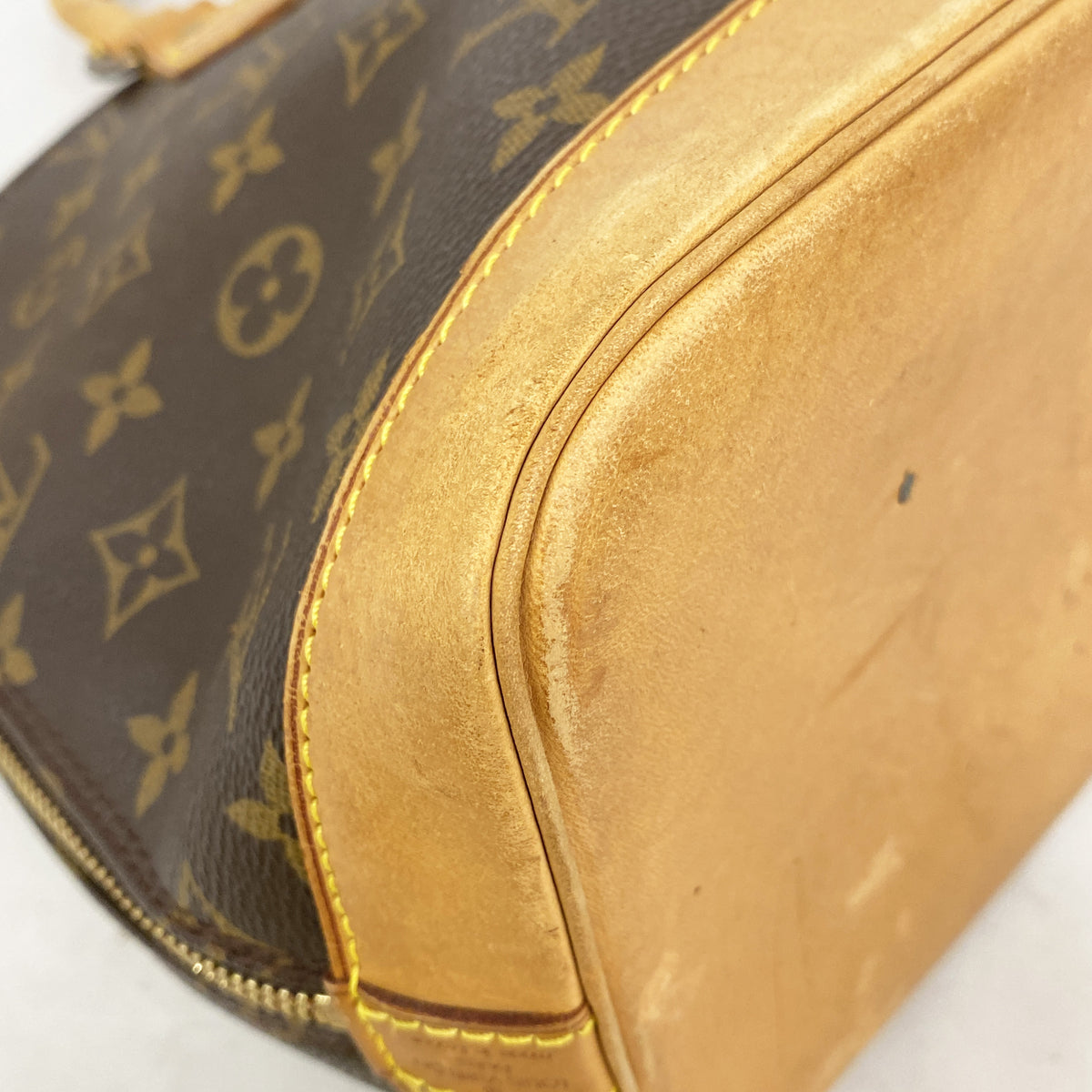 【6id4961】ルイヴィトン ハンドバッグ モノグラム アルマ M51130 ブラウン【中古】レディース