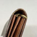 【6id4964】ルイヴィトン 長財布 モノグラム ポシェットポルトモネクレディ M61725 ブラウン【中古】メンズ レディース ユニセックス