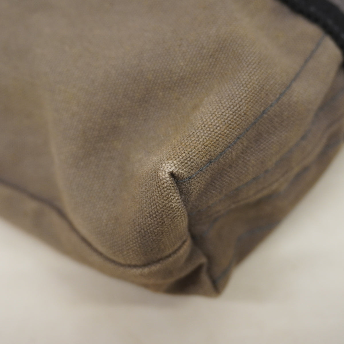 【6id4965】エルメス トートバッグ フールトゥカバス キャンバス グレー シルバー金具【中古】メンズ レディース ユニセックス