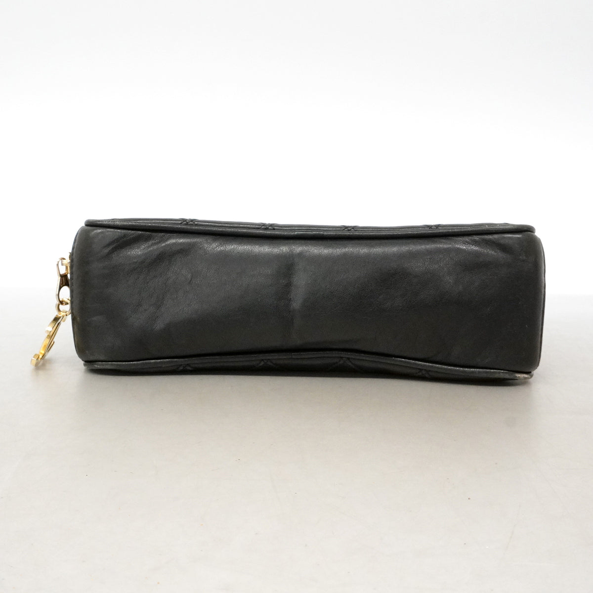 【6id4975】シャネル ハンドバッグ ビコローレ ラムスキン ブラック ゴールド金具【中古】レディース