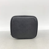 【6id4979】シャネル バニティバッグ キャビアスキン ブラック ゴールド金具【中古】レディース