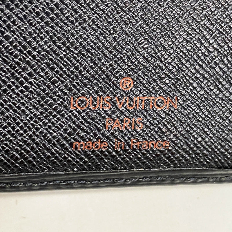 【6id4987】ルイヴィトン 財布 エピ ポルトビエコンパクト M63552 ノワール【中古】メンズ レディース ユニセックス