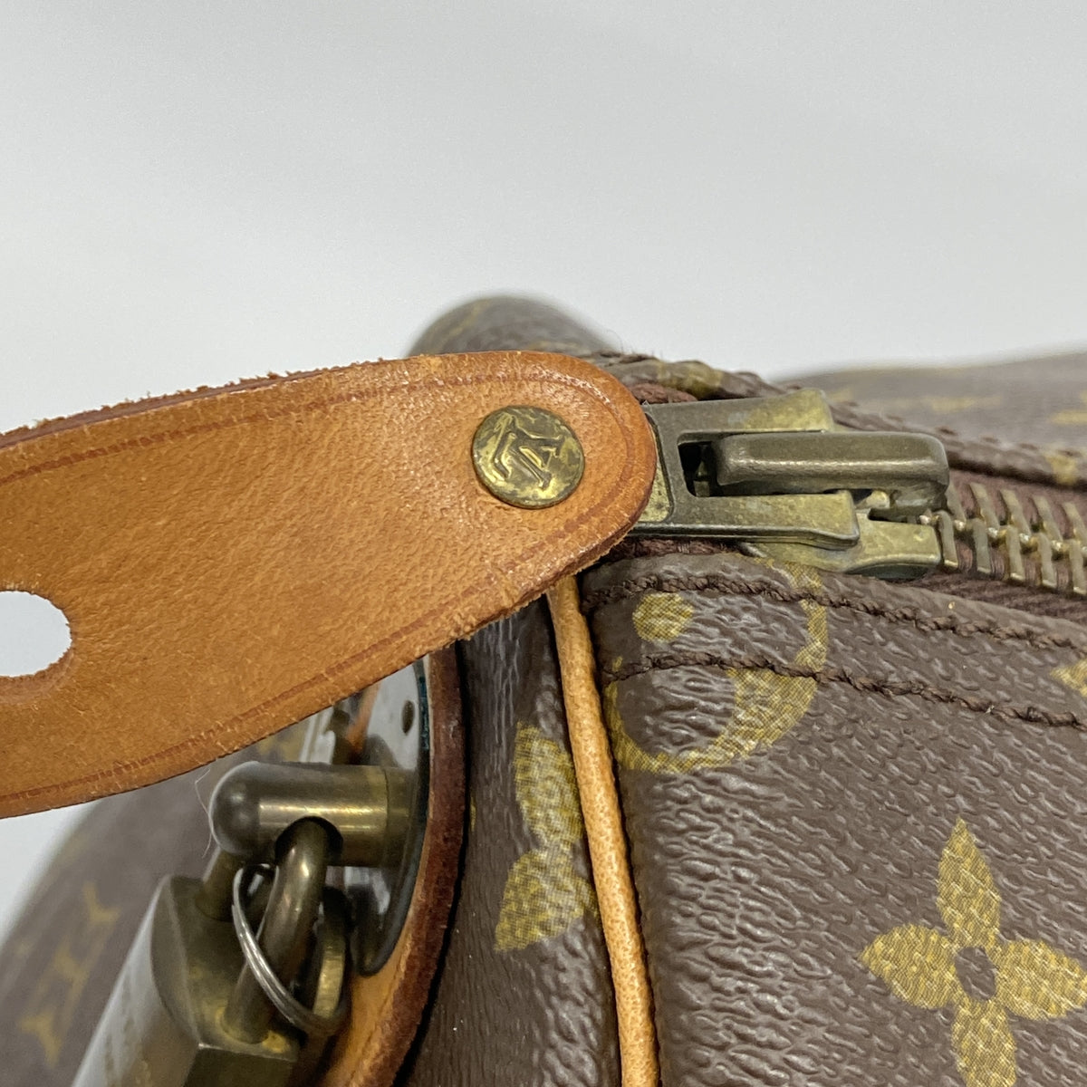 【6id5003】ルイヴィトン ボストンバッグ モノグラム キーポル55 M41424 ブラウン【中古】メンズ レディース ユニセックス