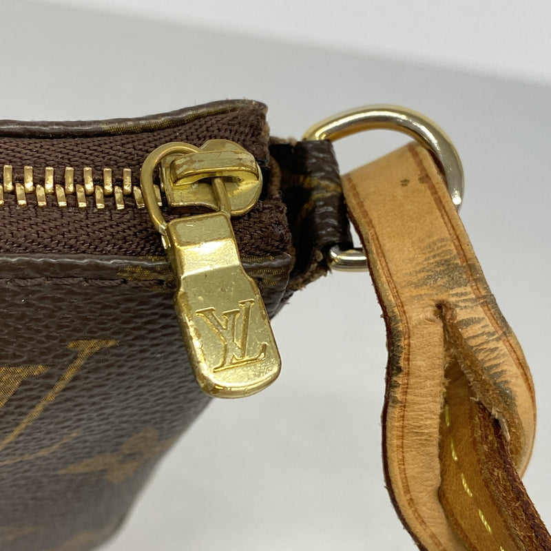 【6id5011】ルイヴィトン ポーチ モノグラム ポシェットアクセソワール M40712 ブラウン【中古】レディース