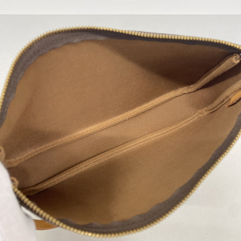 【6id5012】ルイヴィトン ポーチ モノグラム ポシェットアクセソワール M51980 ブラウン【中古】レディース