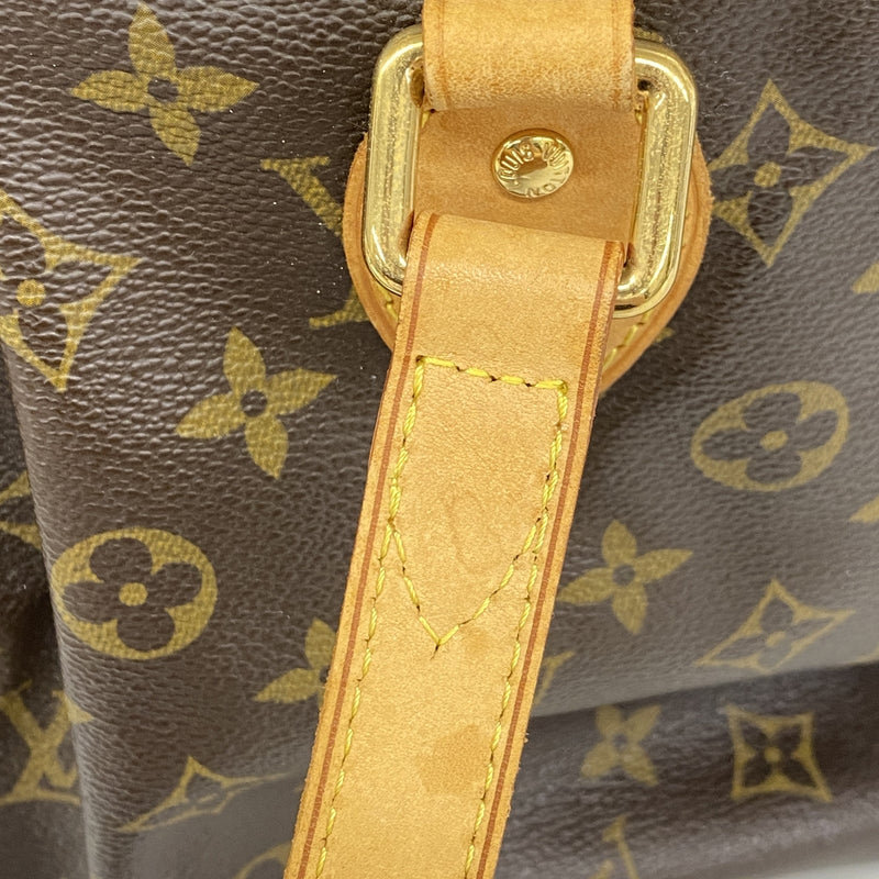【6id5021】ルイヴィトン ハンドバッグ モノグラム パレルモPM M40145 ブラウン【中古】レディース