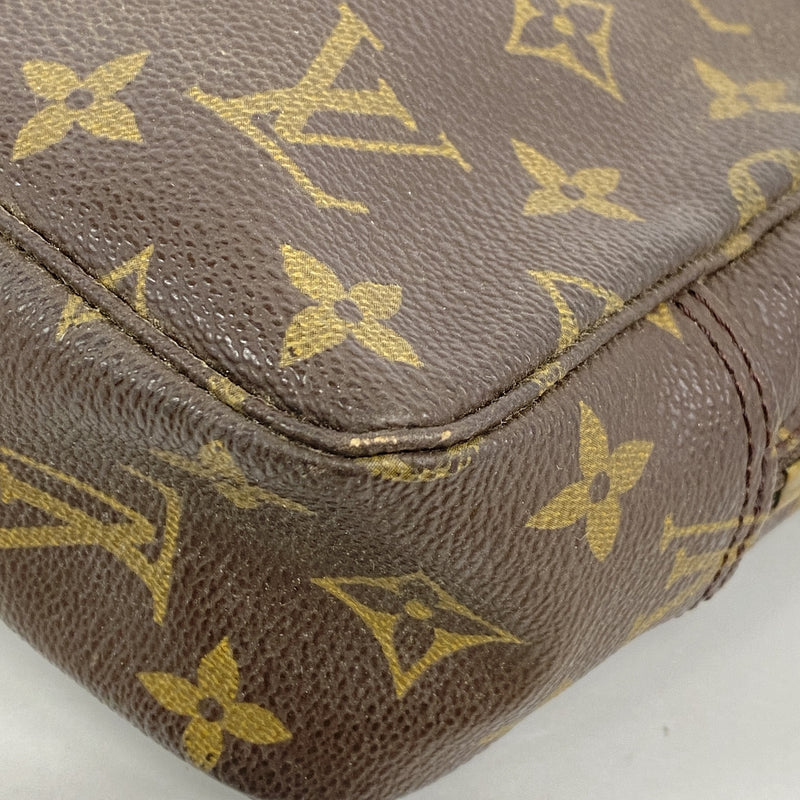 【6id5023】ルイヴィトン ポーチ モノグラム トゥルーストワレット23 M47524 ブラウン【中古】レディース