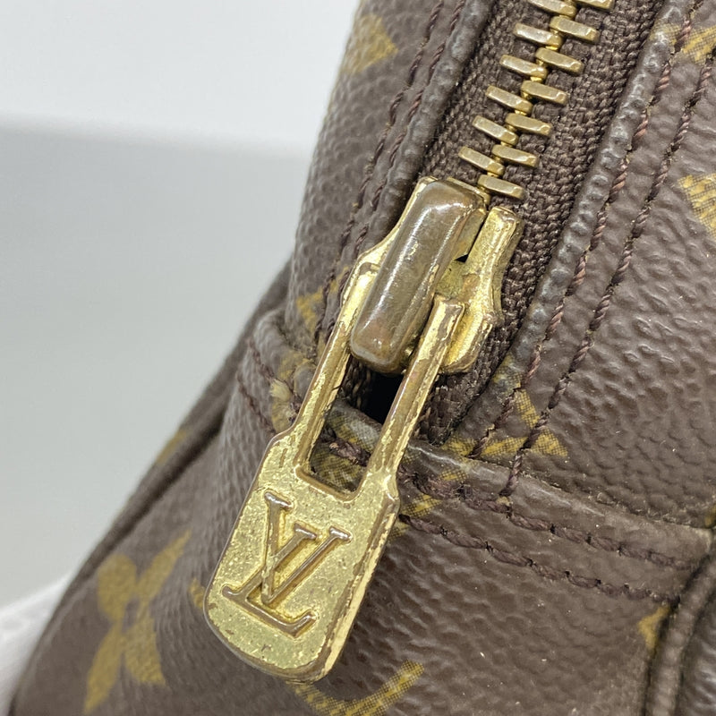 【6id5023】ルイヴィトン ポーチ モノグラム トゥルーストワレット23 M47524 ブラウン【中古】レディース