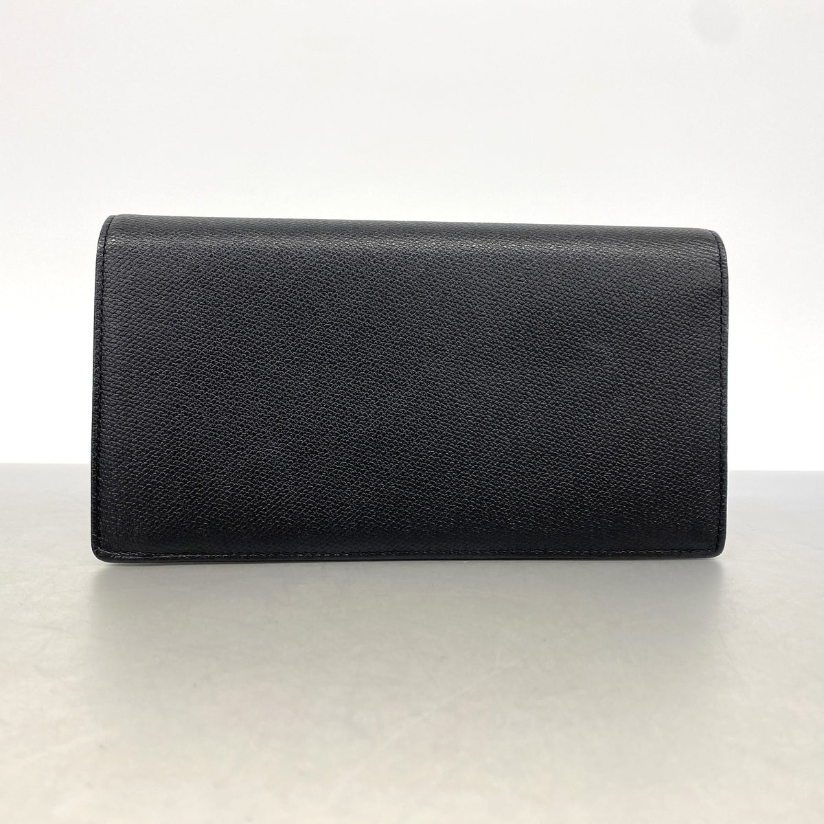 【6id5025】シャネル 長財布 ココボタン レザー ブラック ゴールド金具【中古】メンズ レディース ユニセックス