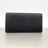 【6id5025】シャネル 長財布 ココボタン レザー ブラック ゴールド金具【中古】メンズ レディース ユニセックス