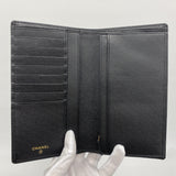 【6id5025】シャネル 長財布 ココボタン レザー ブラック ゴールド金具【中古】メンズ レディース ユニセックス