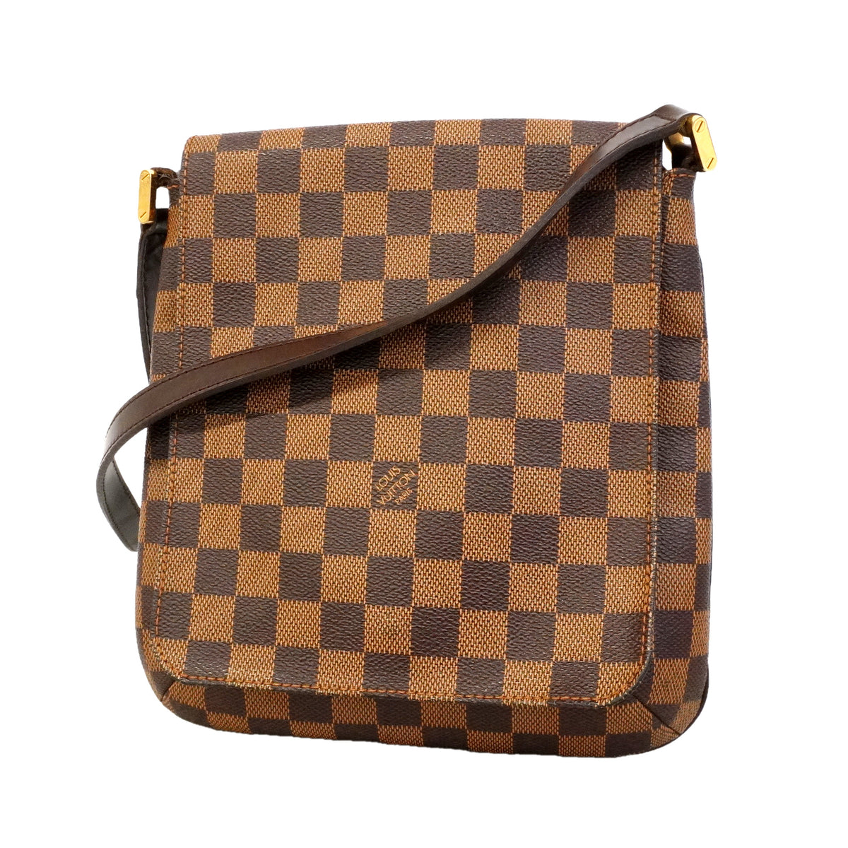 【6id5030】ルイヴィトン ショルダーバッグ ダミエ ミュゼットサルサロングストラップ N51300 エベヌ【中古】レディース