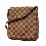 【6id5030】ルイヴィトン ショルダーバッグ ダミエ ミュゼットサルサロングストラップ N51300 エベヌ【中古】レディース