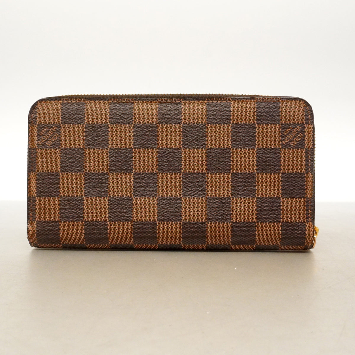 【6id5042】ルイヴィトン 長財布 ダミエ ジッピーウォレット N60015 エベヌ【中古】メンズ レディース ユニセックス