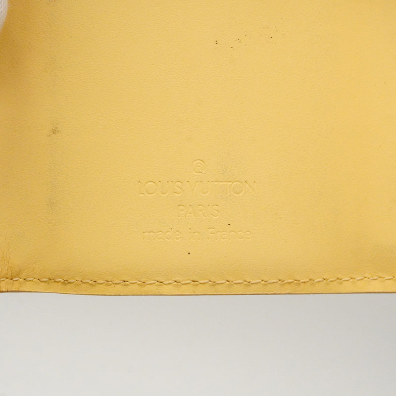 【6id5045】ルイヴィトン 三つ折り財布 エピ ポルトモネエラスティック M6366A ヴァニラ【中古】レディース