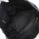 【6id5046】シャネル トートバッグ ニュートラベル ナイロン ブラック ゴールド金具【中古】レディース
