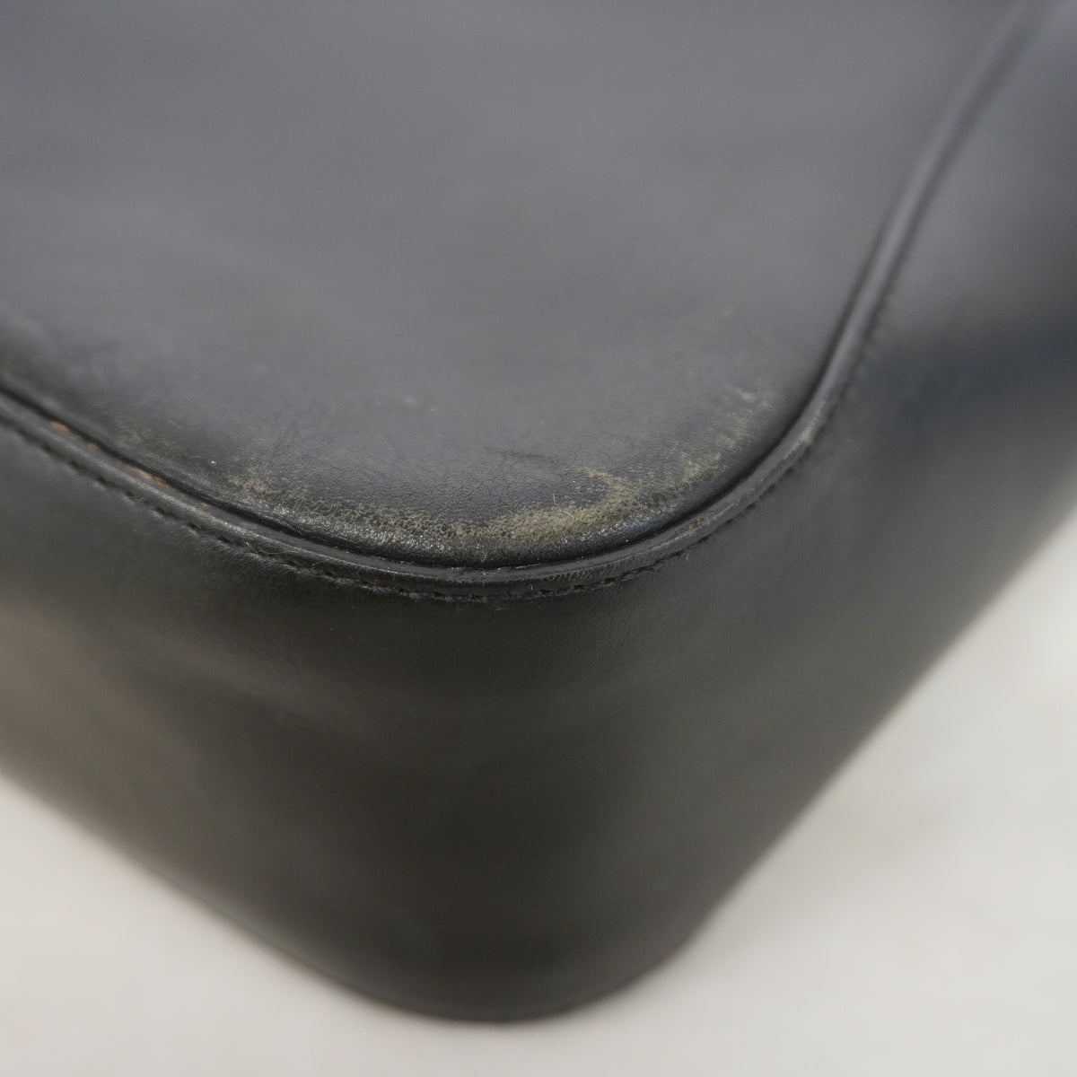 【6id5047】グッチ トートバッグ シェリーライン 73983 レザー ブラック シルバー金具【中古】レディース