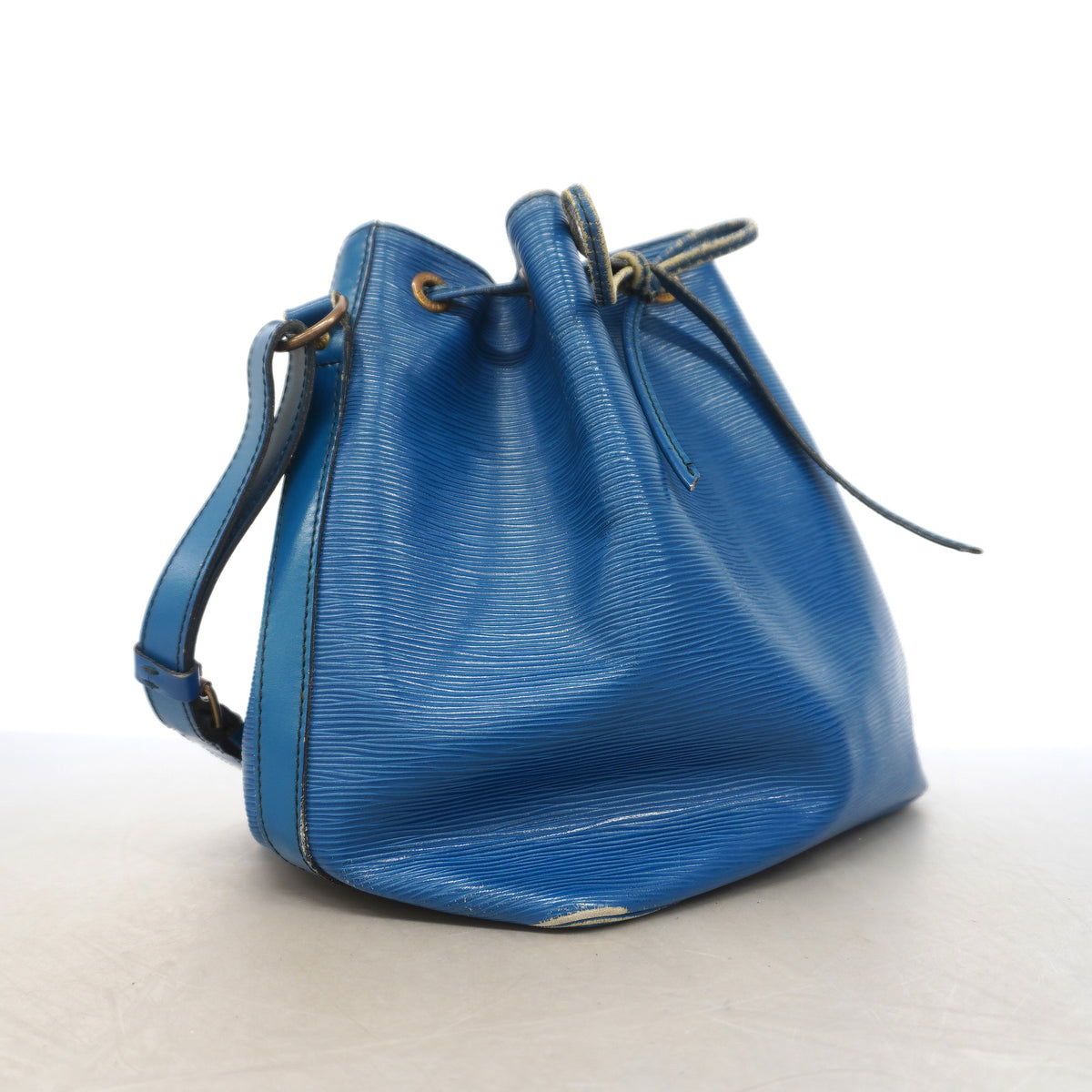 【6id5050】ルイヴィトン ショルダーバッグ エピ プチノエ M44105 トレドブルー【中古】レディース