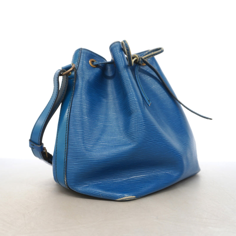 【6id5050】ルイヴィトン ショルダーバッグ エピ プチノエ M44105 トレドブルー【中古】レディース