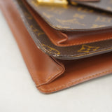【6id5051】ルイヴィトン ハンドバッグ モノグラム モンソー26 M51187 ブラウン 2wayバッグ【中古】レディース