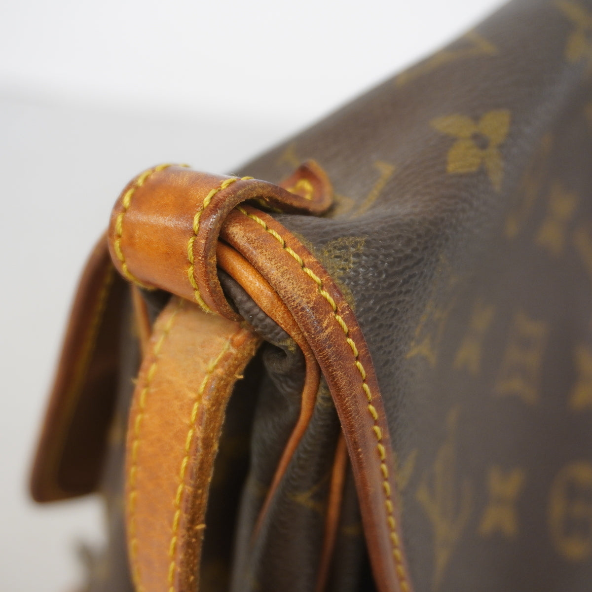 【6id5053】ルイヴィトン ショルダーバッグ モノグラム ソミュール30 M42256 ブラウン【中古】レディース