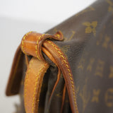 【6id5053】ルイヴィトン ショルダーバッグ モノグラム ソミュール30 M42256 ブラウン【中古】レディース