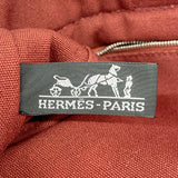 【6id5054】エルメス トートバッグ フールトゥMM キャンバス レッド シルバー金具【中古】メンズ レディース ユニセックス