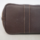 【6id5058】エルメス トートバッグ ガーデンパーティTPM トワルアッシュ ブラウン シルバー金具 □J刻印 2wayバッグ【中古】レディース