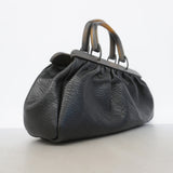 【6id5062】グッチ ハンドバッグ 105377 レザー ブラック【中古】レディース