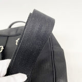 【6id5067】エルメス リュック・デイパック サックアドアカプルコ トワルシェブロン ブラック シルバー金具【中古】メンズ