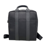 【6id5067】エルメス リュック・デイパック サックアドアカプルコ トワルシェブロン ブラック シルバー金具【中古】メンズ