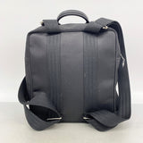 【6id5067】エルメス リュック・デイパック サックアドアカプルコ トワルシェブロン ブラック シルバー金具【中古】メンズ