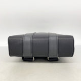 【6id5067】エルメス リュック・デイパック サックアドアカプルコ トワルシェブロン ブラック シルバー金具【中古】メンズ