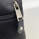 【6id5067】エルメス リュック・デイパック サックアドアカプルコ トワルシェブロン ブラック シルバー金具【中古】メンズ