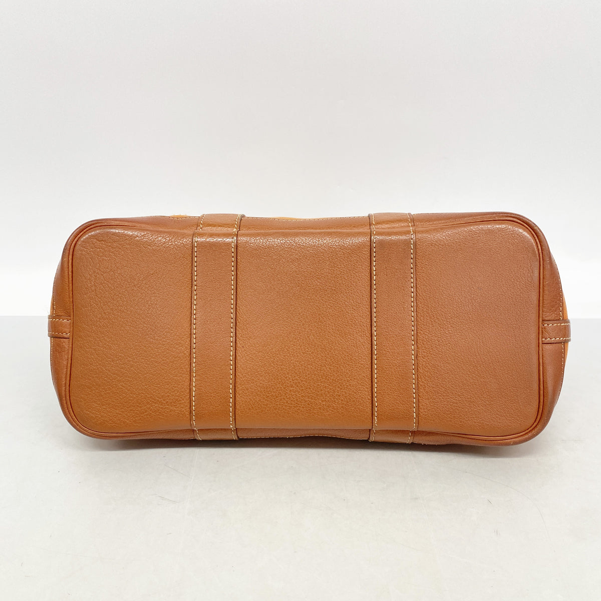 【6id5077】エルメス トートバッグ ガーデンパーティTPM トワルオフィシエ オレンジ シルバー金具 □I刻印 2wayバッグ【中古】レディース