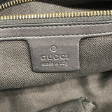 【6id5083】グッチ ハンドバッグ 296855 スウェード ブラック ゴールド金具【中古】レディース