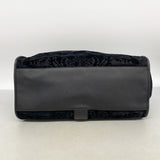 【6id5083】グッチ ハンドバッグ 296855 スウェード ブラック ゴールド金具【中古】レディース
